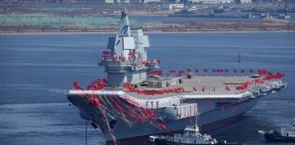 China lanseaza al doilea sau portavion, primul fabricat intern